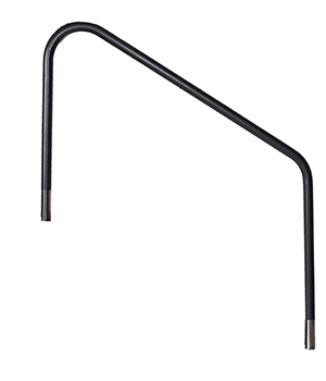 Classic 2 Bend Stair Rail Classic 2 Bend Stair Rail, Rails, Deck Equipment, Grab Rails, Stair Rails, Pool Equipment, Pool Supplies