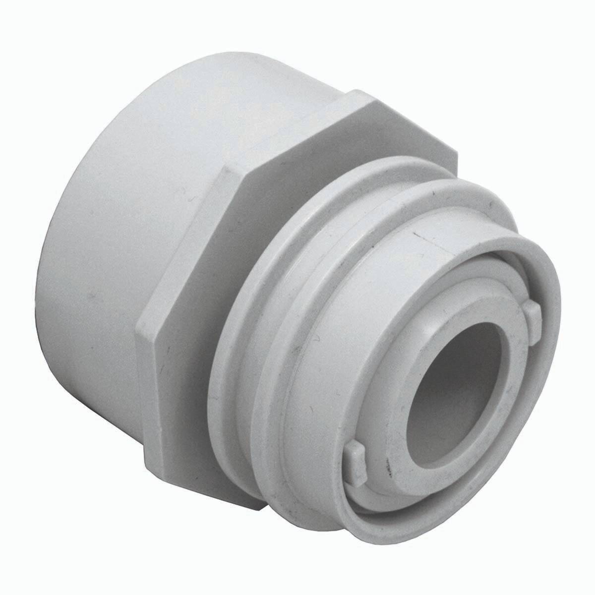Flush Mount Aim Flow/Water Barrier, Fits Over 2" Pipe with 1" Orifice, Eyeball and Nut Flush Mount Aim Flow/Water Barrier, Fits Over 2" Pipe with 1" Orifice, Eyeball and Nut