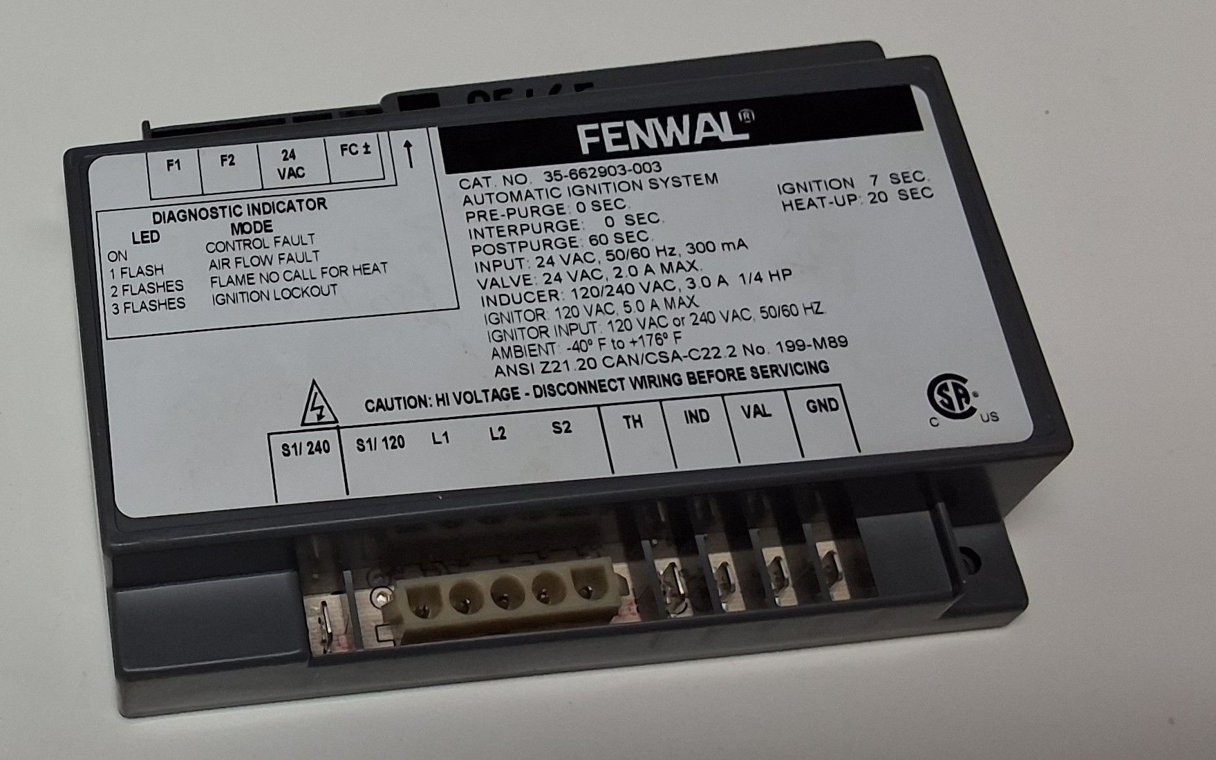 Ignition Control Module, For SR200, SR333, SR400 Ignition Control, Pentair MasterTemp/Max-E-Therm, Parts, Pentair, Pool Supplies