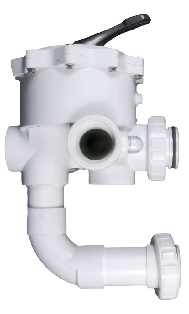 Multi-Port 2" FPT Valve White S/M Sand Multi-Port 2" FPT Valve White S/M Sand, 27505-200-000
