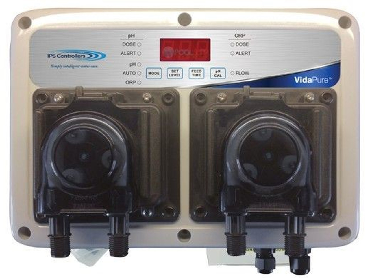 VidaPure Automatic Controller and Feed System, pH and ORP VidaPure Residential pH & ORP Chemical Controller, Pool Control, chemical control, vidapure, vida pure, 