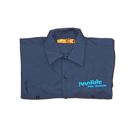 Technician Uniform Shirt - Short Sleeve-Navy Work Shirt, Short Sleeve Shirt, Shirts, 