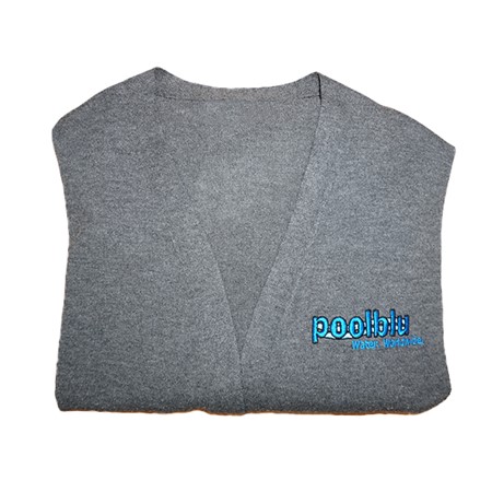 Poolblu Ladies Embroidered Cardigan-Grey 