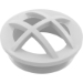 1 1/2" MPT White Safety Grate Insert - SP1026