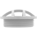 1 1/2" MPT White Safety Grate Insert - SP1026
