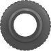 1.5" MPT Gray Hydrostream Fitting with 1" Opening - 25552-401-000