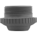 1.5" MPT Gray Hydrostream Fitting with 1" Opening - 25552-401-000
