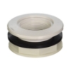 1.5 in. Plastic Bulkhead Fitting For Fiberglass Wall Pools 1.5 in. Plastic Bulkhead Fitting For Fiberglass Wall Pools