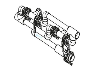 12" Cwb Header For Vertical Filters 10" Flg 12" Cwb Header For Vertical Filters 10" FlgWaterco, Pool Supplies