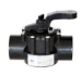 2 Way Valve, 2.0" FS x 2.5" Spigot, Black Body, NSF, Actuator Ready - 148565