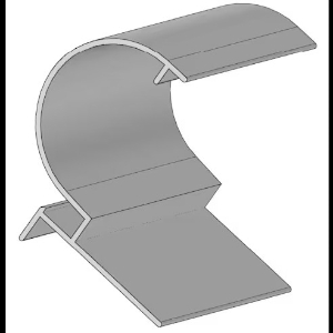 2" White CP2 Coping Clip 2" White CP2 Coping Clip, CRW-811-689