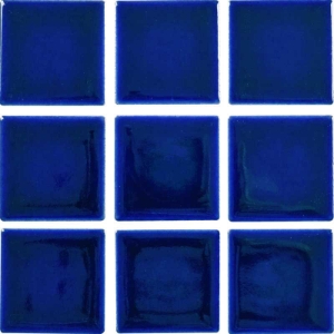2" x 2" Glazed Tile Cobalt Pool Tile (SQF) 2" x 2" Glazed Tile Cobalt Pool Tile