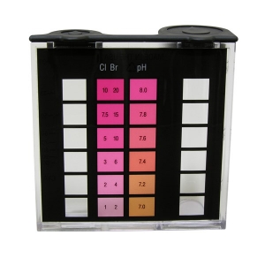 2000 Series Comparator, Bromine & Chlorine (hi range), DPD/pH, 7.0-8.0 2000 Series Comparator, Bromine & Chlorine (hi range), DPD/pH, 7.0-8.0