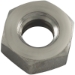 .25"-20 Brass Plated Stainless Steel Serrated Hexagonal Nut - 98211400