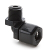 3/8 in. Tube OD x 1/2" Male NPTF Black Polypropylene Male Elbow 3/8 in. Tube OD x 1/2" Male NPTF Black Polypropylene Male Elbow, P6ME8, 60452, Pool Parts Fittings, Pool Supplies