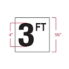 6" x 6" Ceramic Tile Smooth (waterline) Tile, Depth Markers, Safety, Pool Building Materials, Pool Supplies