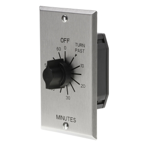 60 Minute In-Wall Twist Timer, Commercial Metal Faceplate 60 Minute In-Wall Twist Timer, Commercial Metal Faceplate