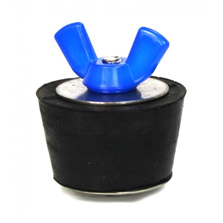 #8 1.5" Pipe Winter Plug W/ Blue Wingnut 