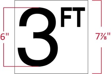 8" x 8" Ceramic Tile Skid Resistant Surface (Deck) Tile, Depth Markers, Safety, Compliance, Pool Supplies