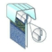 48" Above Ground Pool Liner Bead Receiver - 99-05-4300005