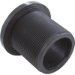 Bulkhead Fitting 1.5" (40mm)  Black - W02272BLK