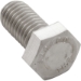 Hex Head Cap Screw: Stainless Steel, 316, Plain, 1/2"-13, Coarse, 1 in lg - 3AUH4