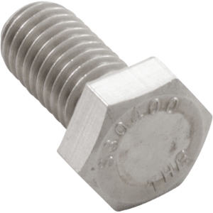 Hex Head Cap Screw: Stainless Steel, 316, Plain, 1/2"-13, Coarse, 1 in lg Hex Head Cap Screw: Stainless Steel, 316, Plain, 1/2"-13, Coarse, 1 in lg, Parts, Pentair, Pool Supplies