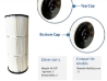 Cartridge Multicyclone Ultra Element 75sqft Cartridge MultiCyclone Ultra Element 75sqft, Waterco, Pool Supplies