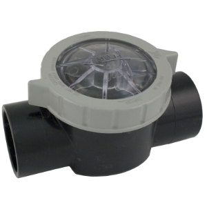 Check Valve, 2" Socket x 2-1/2" Spigot TruSeal Straight Body CPVC Check Valve, 2" Socket x 2-1/2" Spigot TruSeal Straight Body CPVC, 600-7010