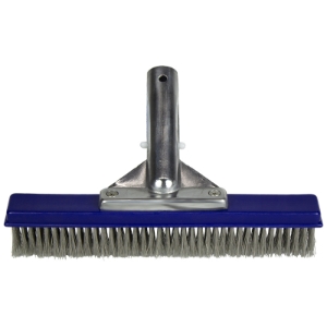 Classic 10" Aluminum-Back Algae Brush Pool Brush, Brush, Pool Cleaner, Pool Supplies