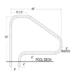 Classic 4 Bend Hand Rail - GPP-RL-C49-4BND-SS