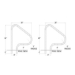 Classic Figure 4 Hand Rail - GPP-RL-C49-26FIG4-SS