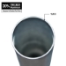 Commercial 1-Piece 12' Straight Pole - 21230