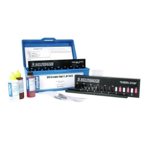 Commercial (uses Slide comparators), Bromine, DPD, 2.0-10 ppm/pH, 6.8-8.4 Commercial (uses Slide comparators), Bromine, DPD, 2.0-10 ppm/pH, 6.8-8.4