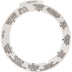Decal, Operating Instructions 0, Parts, Pentair, Pool Supplies