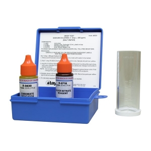 Drop Test, Chloride (Sodium Chloride), Argentometric, 1 drop = 200 ppm, .75 oz Drop Test, Chloride (Sodium Chloride), Argentometric, 1 drop = 200 ppm, .75 oz