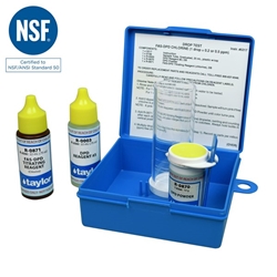 Drop Test, Chlorine (free/combined), FAS-DPD, 1 drop = 0.2 or 0.5 ppm 
