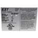E3T Electric Pool & Spa Heater 1 Ph 5.5kW 240V - 100-10000662