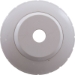 Eyeball Fitting, WW, 1-1/2"mpt, 2-3/8"fd, 3/8"Orifice, White - 400-1410B