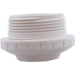 Eyeball Fitting, WW, 1-1/2"mpt, 2-3/8"fd, 3/8"Orifice, White - 400-1410B