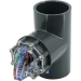 FLOWVIS Flow Meter, Tee Body Style, 3" Sch. 80 - FV-3