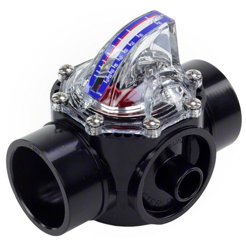 FLOWVIS Flow Meter, In-Line Valve Body Style, for 1.5" to 2.5" pipe sizes FLOWVIS Flow Meter - Valve Body Style, for 1.5" to 2.5" pipe sizes