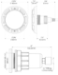 PAL Evenglow Fiberglass Pool & Spa Light - 64-EGF-80
