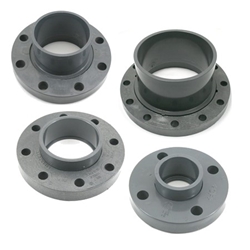 Flanged Fittings, Van Stone Style, w PVC Ring 