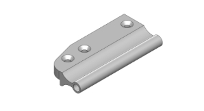 Glider Base Under Rope Right Hand Non-Slotted Glider Base Under Rope Right Hand Non-Slotted, 110729
