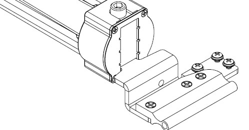 Glider Under Adjustable B Non-Slotted Assembly Set Glider Under Adjustable B Non-Slotted Assembly Set, 060308
