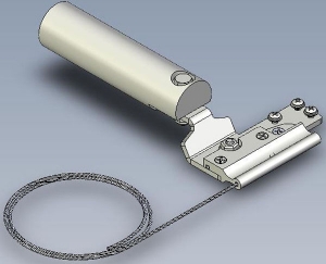 Glider and Dowel Under A Left Hand Stainless Cable 145' Glider and Dowel Under A Left Hand Stainless Cable 145'