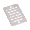 2" x 4" Rectangular White Compact Deck Drain Cover 2" x 4" Rectangular White Compact Deck Drain Cover, 25533-000-010, Gtares, Pool Parts, Plumbing Parts Pool Supplies