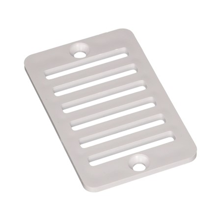 2" x 4" Rectangular White Compact Deck Drain Cover 2" x 4" Rectangular White Compact Deck Drain Cover, SP1019BA, Grates, Plumbing, Pool Parts, Pool Supplies
