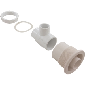 Jet Cmplt, WW Swim, 3-1/8"hs, 100gpm, Wht, a1"s, w1-1/2"spg Jet Cmplt, WW Swim, 3-1/8"hs, 100gpm, Wht, a1"s, w1-1/2"spg, 210-4740, Pool Parts Fittings, Pool Supplies